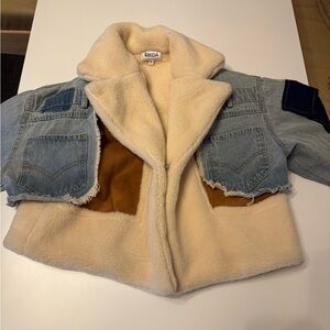 Denim and Sherpa Jacket